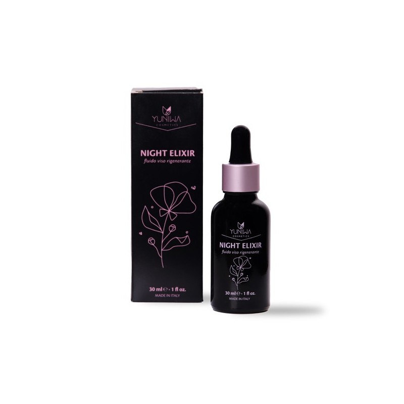yuniwa cosmetics  Fluido Viso Antiage - Night Elixir  Sieri viso
