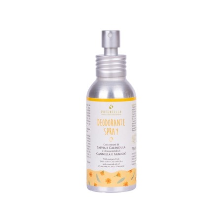 potentilla  Deodorante Spray con estratti di Salvia e Calendula  Deodoranti