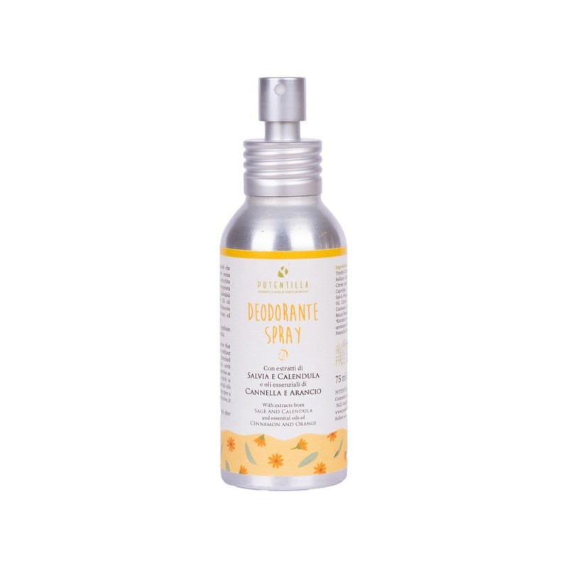 potentilla  Deodorante Spray con estratti di Salvia e Calendula  Deodoranti