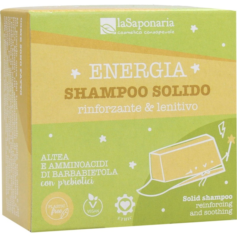 la saponaria  Shampoo solido rinforzante e lenitivo per cute sensibile  Cosmetici solidi per capelli