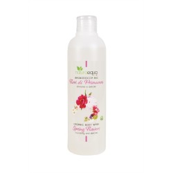 naturaequa  Bagnodoccia Vegan ai Fiori di Primavera  Bagnoschiuma Bio