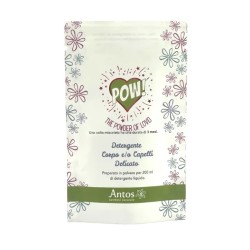 antos cosmetici  POW - Base in polvere per Detergente Capelli/Corpo  Bagnoschiuma Bio