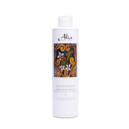 alia skin care  Bagno Doccia Addolcente e Vellutante con Fiori di Mandorlo  Bagnoschiuma Bio