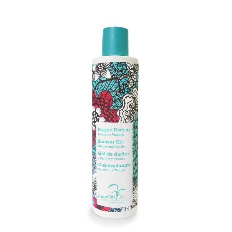 puravida bio  Bagno Doccia Bio Zenzero e Vaniglia  Bagnoschiuma Bio