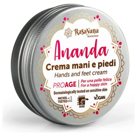 rasayana  Ananda - Crema Mani e Piedi  Cura Mani e Unghie