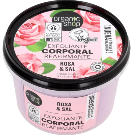 organic shop  Scrub Corpo Naturale alla Rosa Damascena  Scrub Corpo