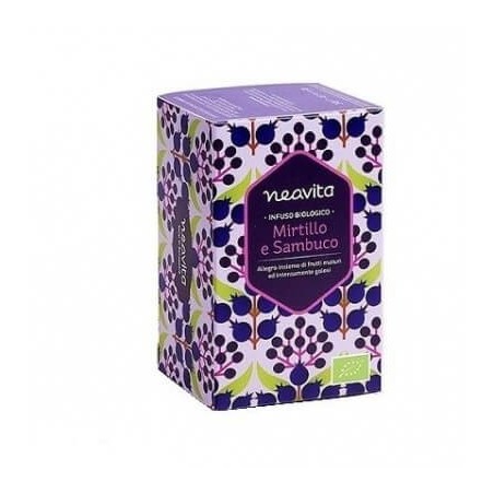 neavita  Infuso in Filtro - Mirtillo e Sambuco Bio  Te e tisane