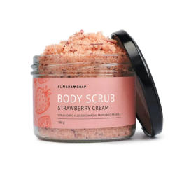 almara soap  Scrub Viso e Corpo - Strawberry Cream  Scrub Corpo