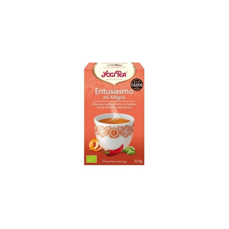 yogi tea  Tè - Entusiasmo ed Allegria  Te e tisane