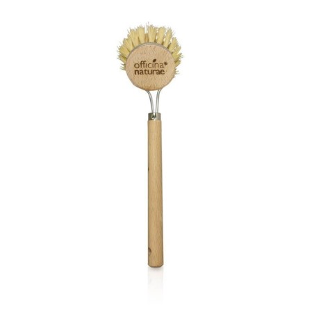 officina naturae  Spazzola per Piatti con Manico in Legno di Faggio  Accessori