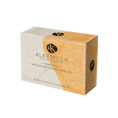 Alkemilla  Saponetta Lenitiva al Tiglio e Mimosa  Detergenti viso