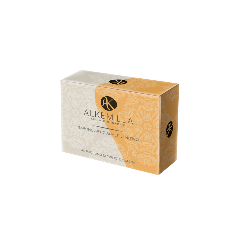 Alkemilla  Saponetta Lenitiva al Tiglio e Mimosa  Detergenti viso