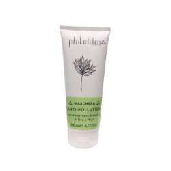 phitofilos  Maschera Detox Antipollution per Capelli con Basilico e Canapa  Maschere