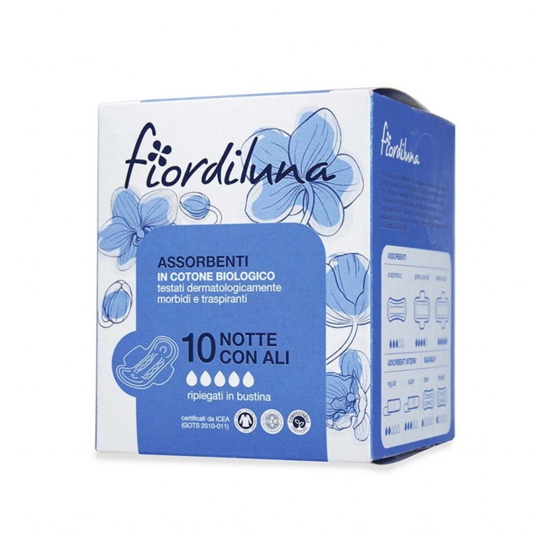 fior di luna  Assorbenti con Ali - Notte  Assorbenti