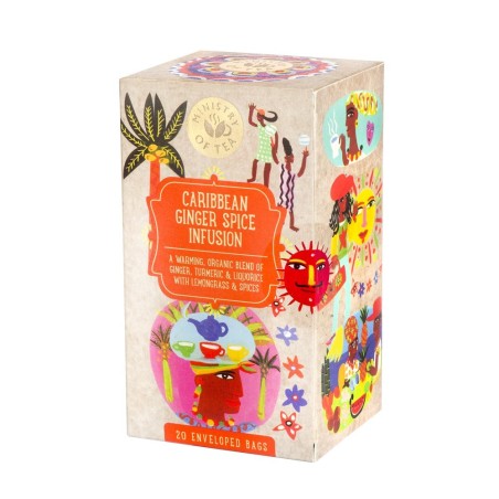 ministry of tea  Infuso Bio - Caribbean Ginger Spice  Te e tisane