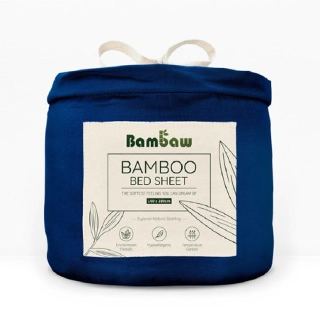 bambaw  Coprimaterasso in Bambù - Blu Navy  Accessori