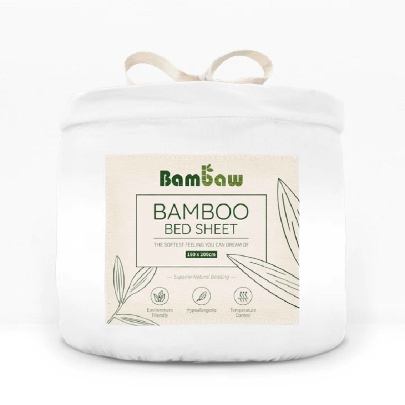 bambaw  Coprimaterasso in Bambù - Bianco  Accessori