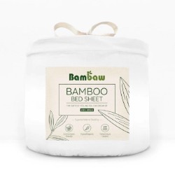 bambaw  Coprimaterasso in Bambù - Bianco  Accessori