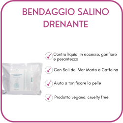 yuniwa cosmetics  Bendaggio Salino Drenante  Anti-cellulite Bio