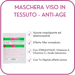 yuniwa cosmetics  Maschera Viso in Tessuto - Anti-Age  Maschere Viso