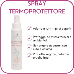yuniwa cosmetics  Spray Termoprotettore - Idratante e Remineralizzante - 200 ml  Termoprotettori