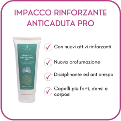 yuniwa cosmetics  Impacco Rinforzante Anticaduta PRO - 200 ml  Styling