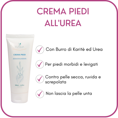 yuniwa cosmetics  Crema piedi all'urea  Cura dei Piedi