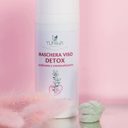 yuniwa cosmetics  Maschera Viso Detox con Argilla Bianca  Maschere Viso