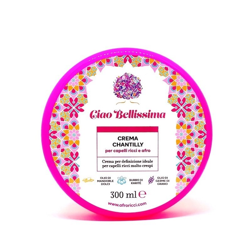 afroricci  Crema Chantilly per Capelli Ricci e Afro  Styling