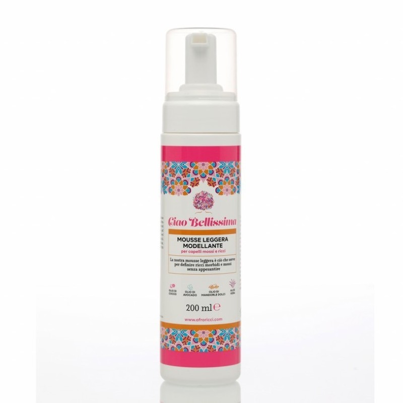 afroricci  Mousse Leggera per Capelli Mossi e Ricci  Styling