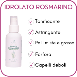 yuniwa cosmetics  Idrolato di Rosmarino  Idrolati