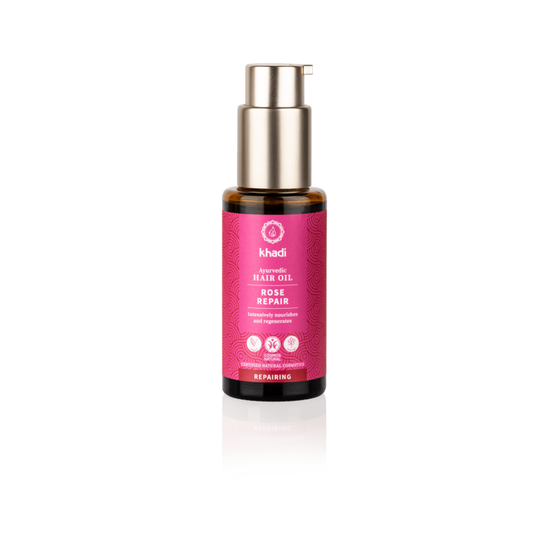 khadi  Repair - Olio alla Rosa per Capelli Secchi  Lozioni per capelli e oli