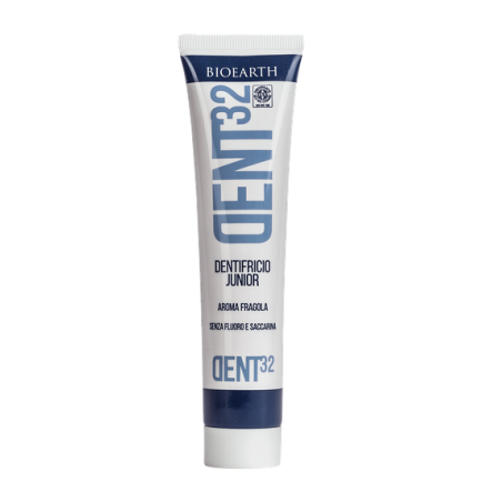 bioearth  Dentifricio Junior Aroma Fragola Bio e Vegan  Igiene Orale