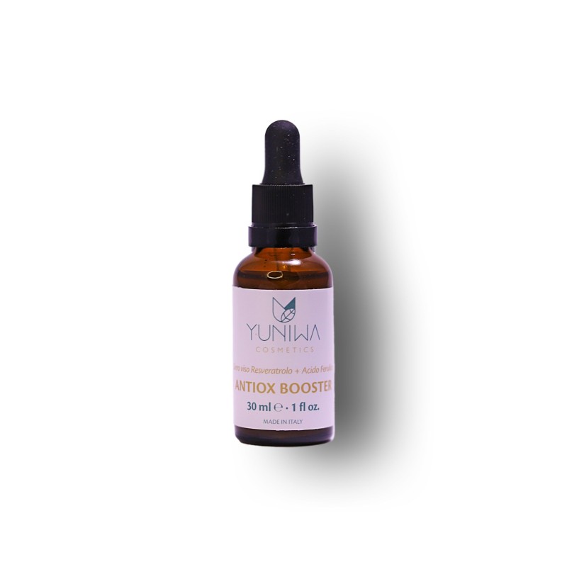 yuniwa cosmetics  Antiox Booster - Siero viso antiossidante  Booster e attivi