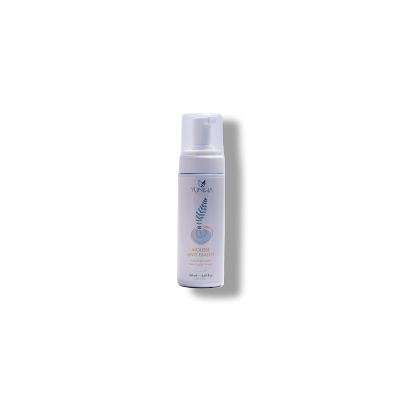 yuniwa cosmetics  Mousse Capelli Anti-Giallo  Riflessanti capelli