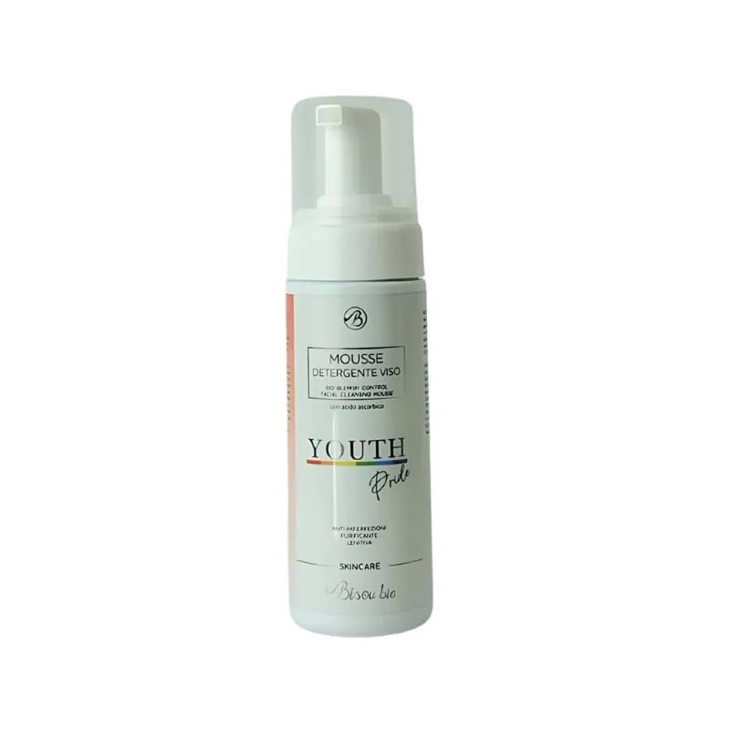 bisou bio  Mousse Detergente Viso Anti Imperfezioni – Youth Pride  Detergenti viso