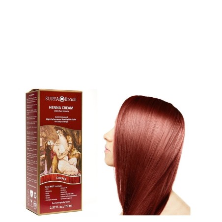 surya brasil  Tinta Vegetale in Crema - Hennè Rame  Tinte per capelli