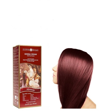 surya brasil  Tinta Vegetale in Crema - Hennè Mogano  Tinte per capelli