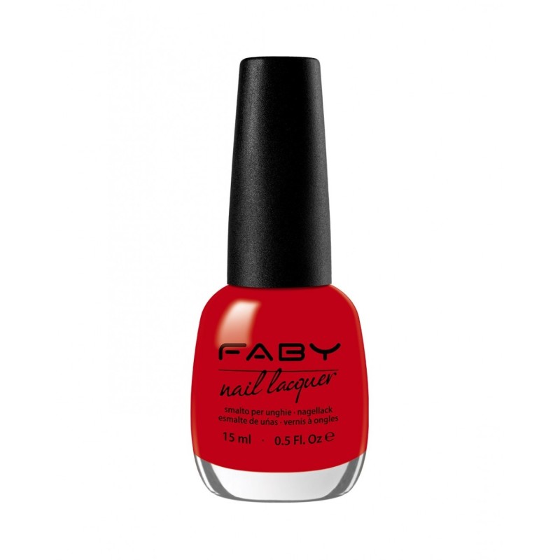 faby nails  Smalto Rosso Vermiglio - Sunset  Smalti classici