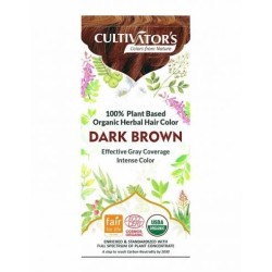 cultivator's  Tinta Vegetale Biologica - Castano Scuro  Henné e tinte vegetali