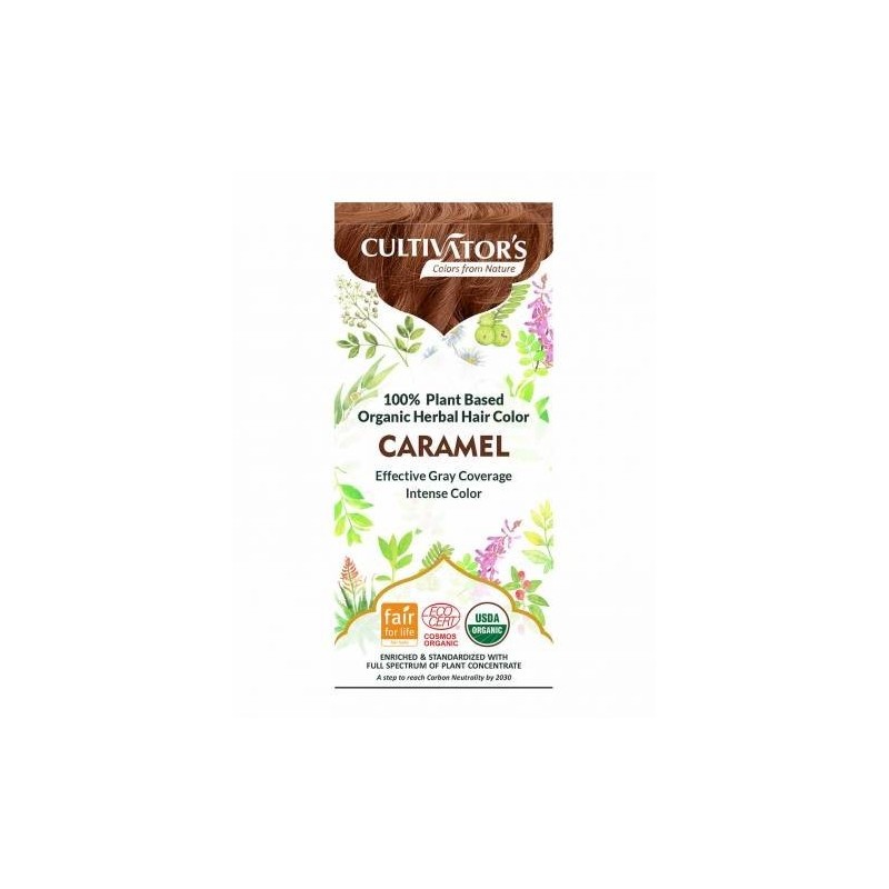 cultivator's  Tinta Vegetale Biologica - Caramello  Henné e tinte vegetali
