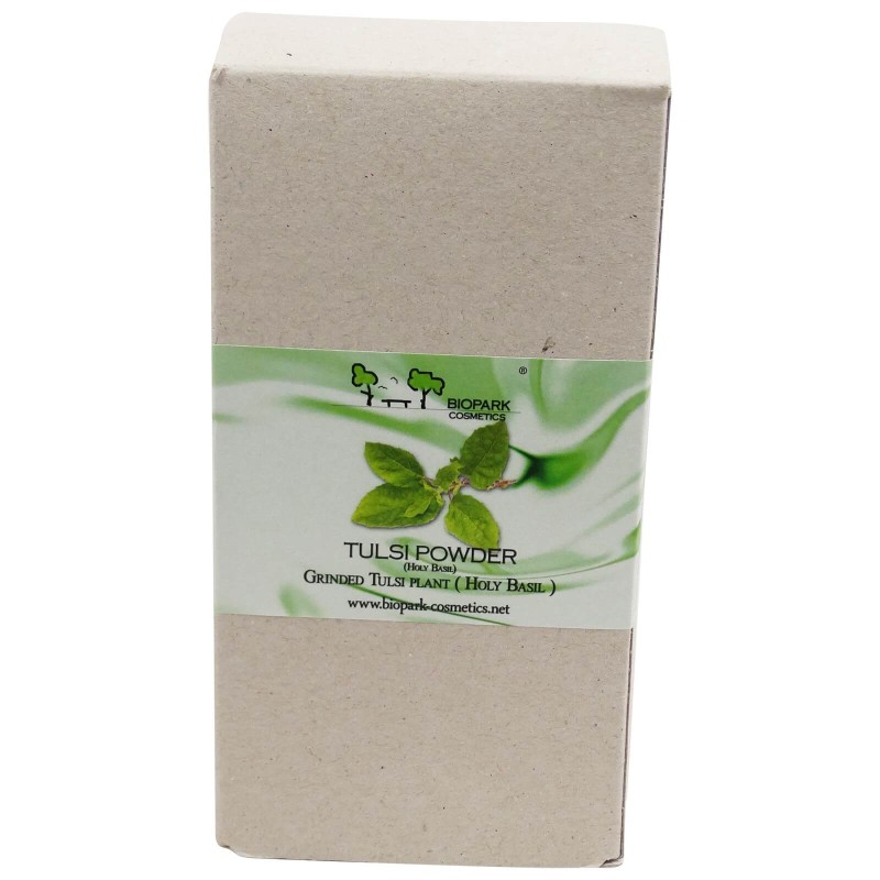 biopark cosmetics  Polvere di Tulsi  Erbe trattanti in polvere