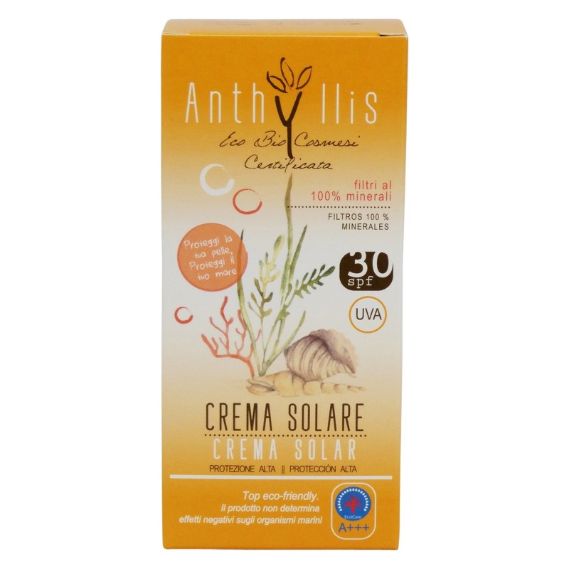 anthyllis  Protezione Solare 30 SPF Filtri 100% Minerali e Vegetali  Home