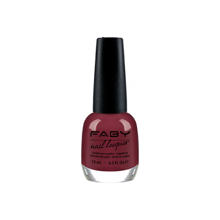 faby nails  Smalto Rosso Cognac - Whisky, Mr Brown?  Smalti classici