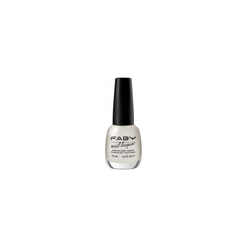 faby nails  Smalto Bianco Satinato - Mirror of My Soul  Smalti classici