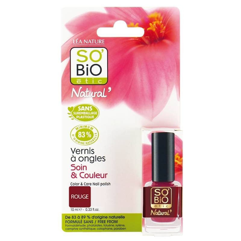 so’bio étic  Smalto 01 Seduisant Rouge  Smalti classici