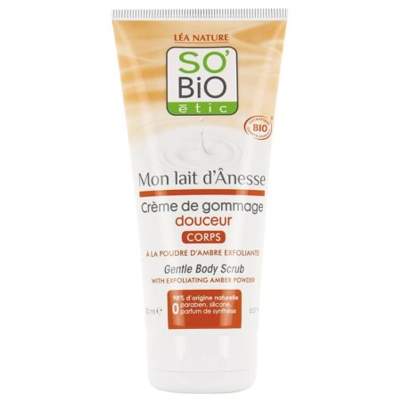 so’bio étic  Crema Gommage per il corpo al Latte d'Asina  Scrub Corpo