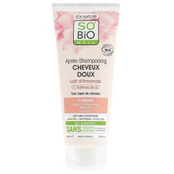 so’bio étic  Balsamo Dolce al Latte di Mandorla e Proteine del Riso 3 in 1  Balsamo Capelli Secchi e Trattati