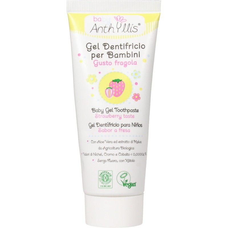 anthyllis  Dentifricio alla Fragola per Bambini  Igiene Orale
