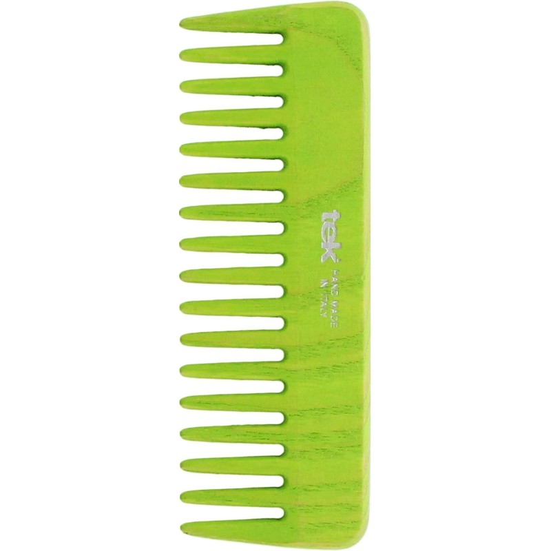 tek  Pettine a Denti Radi - Verde  Spazzole e Phon